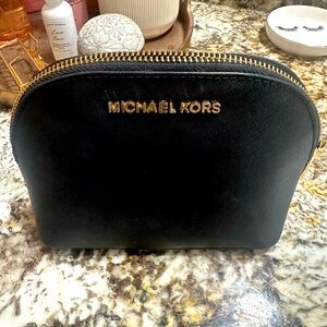 Michael Kors Black Jet Set Makeup Bag